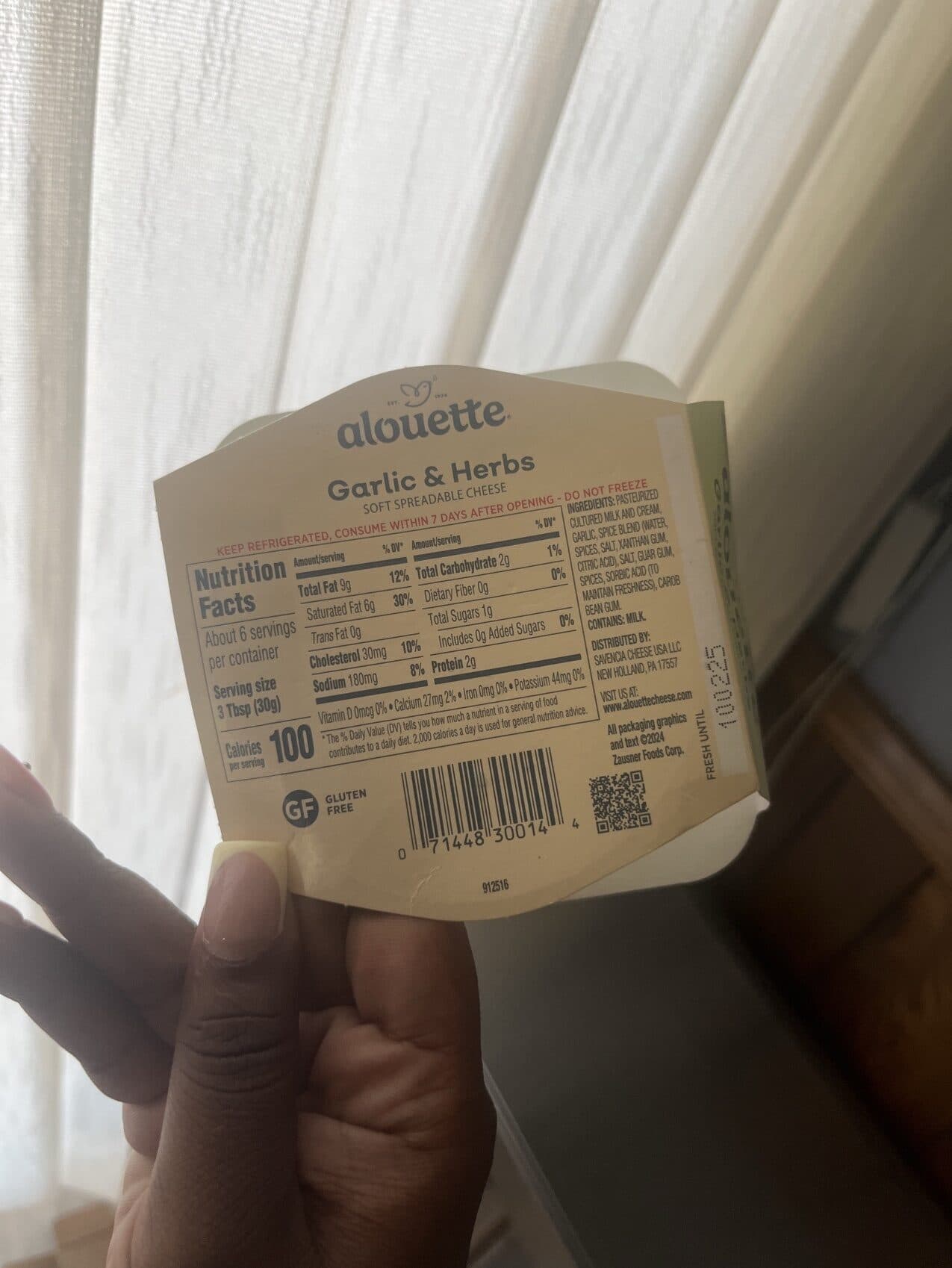 alouette Alouette garlic &herbs soft spreadable cheese packshot