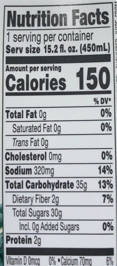 Bolthouse farms Fruit & vegetable juice daily greens packshot