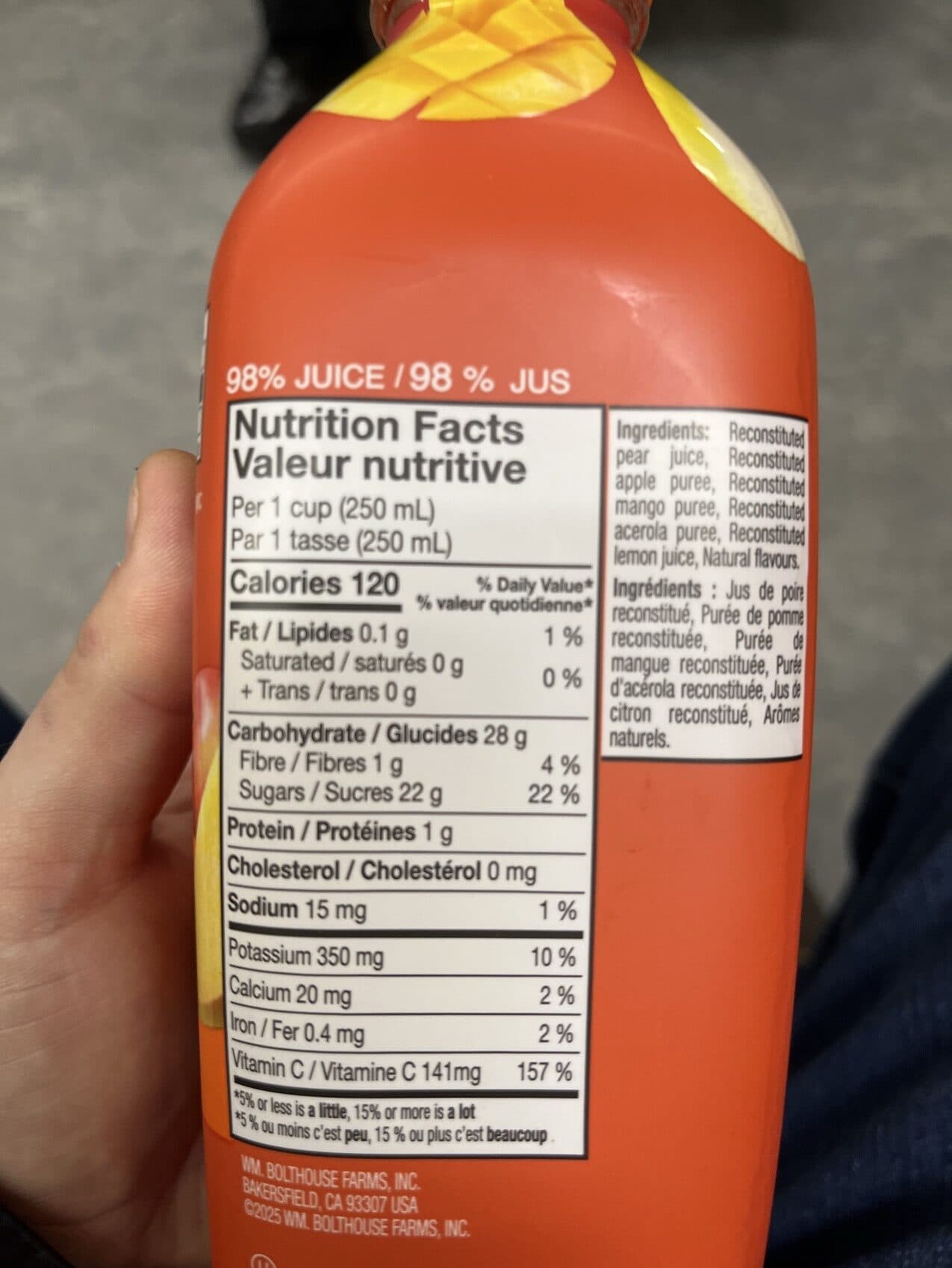 Bolthouse Farms Cboost packshot