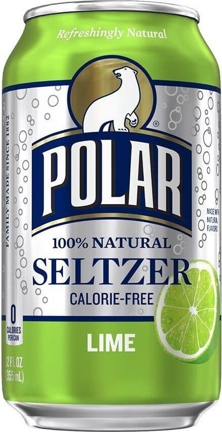 Polar Corporation Polar seltzer lime packshot