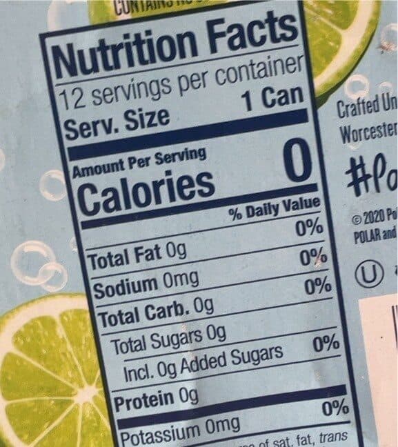 Polar Corporation Polar seltzer lime packshot