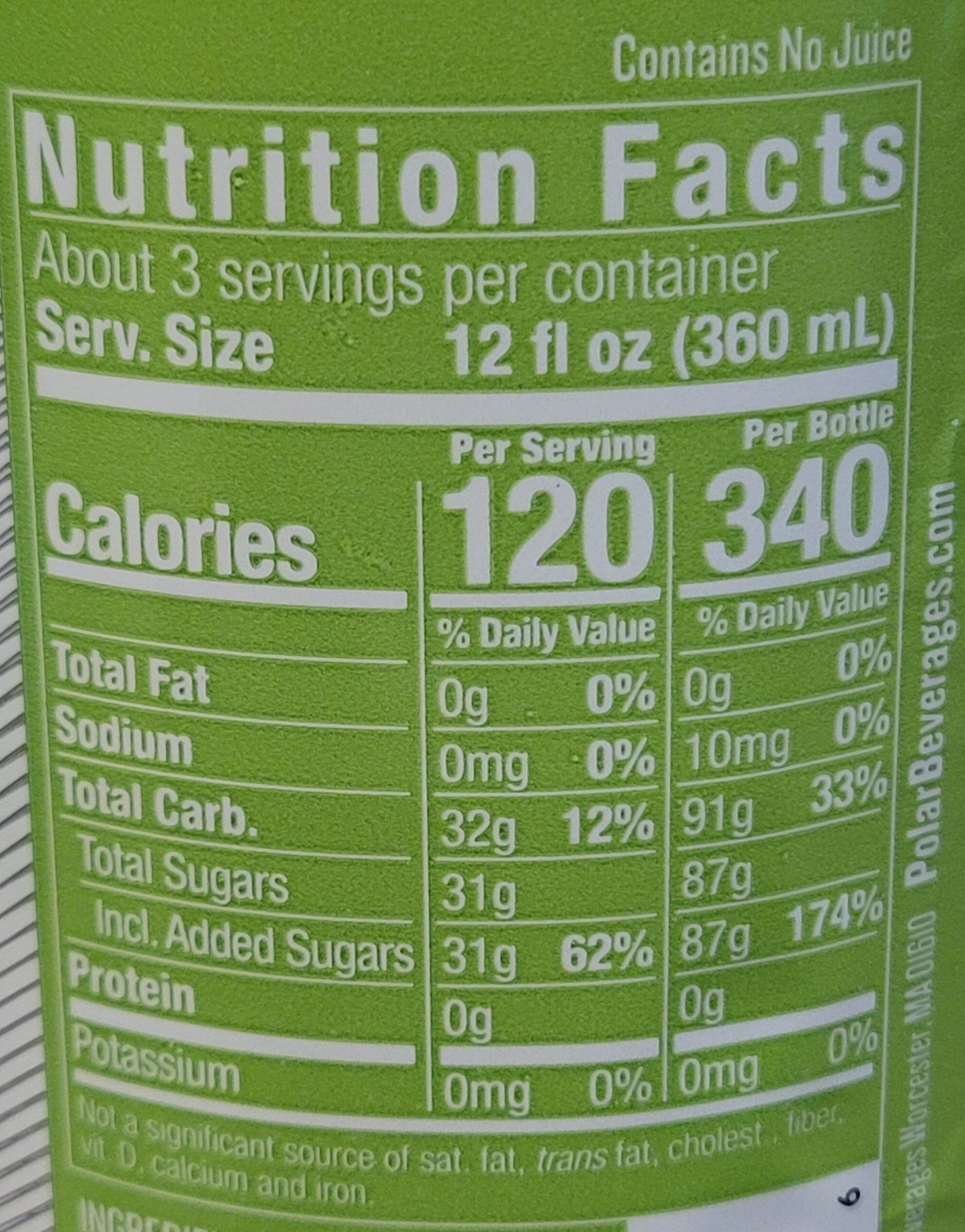 Polar Tonic Water with Lime packshot