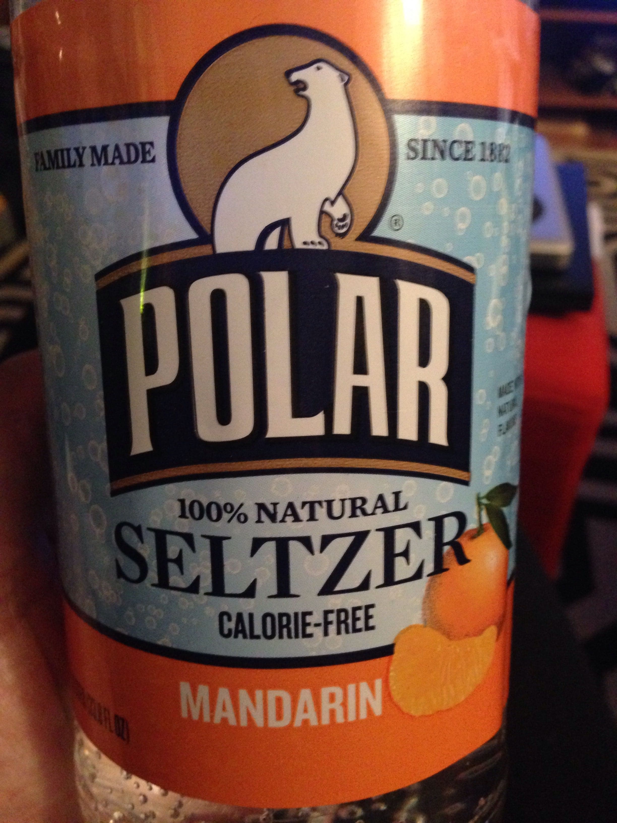 Polar Mandarin Seltzer packshot