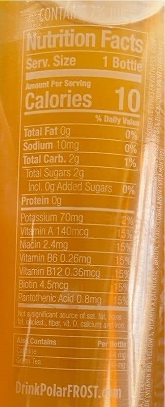 POLAR SPARKLING FROST ORANGE MANGO packshot