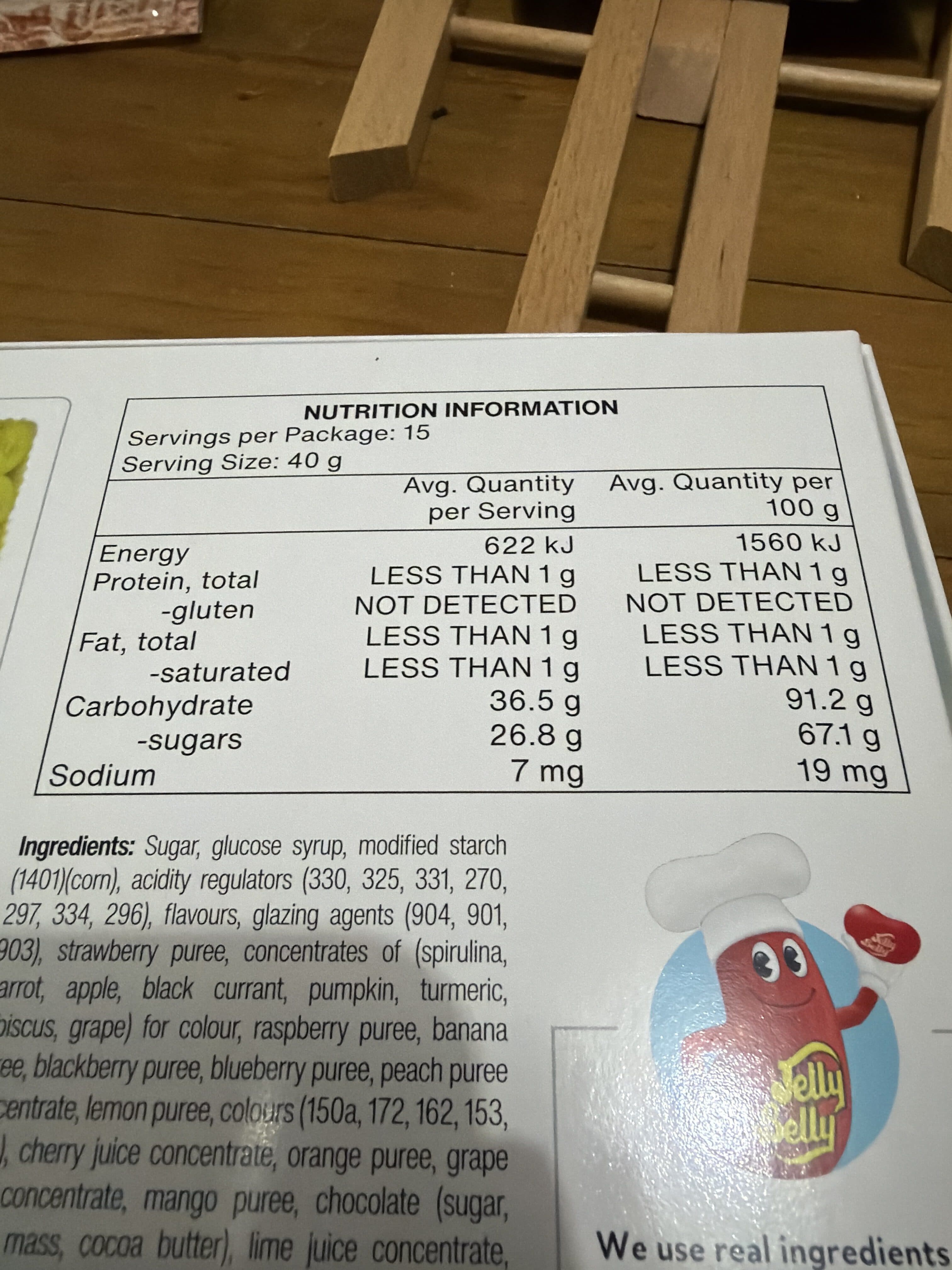 Jelly Belly 50 individual flavours packshot