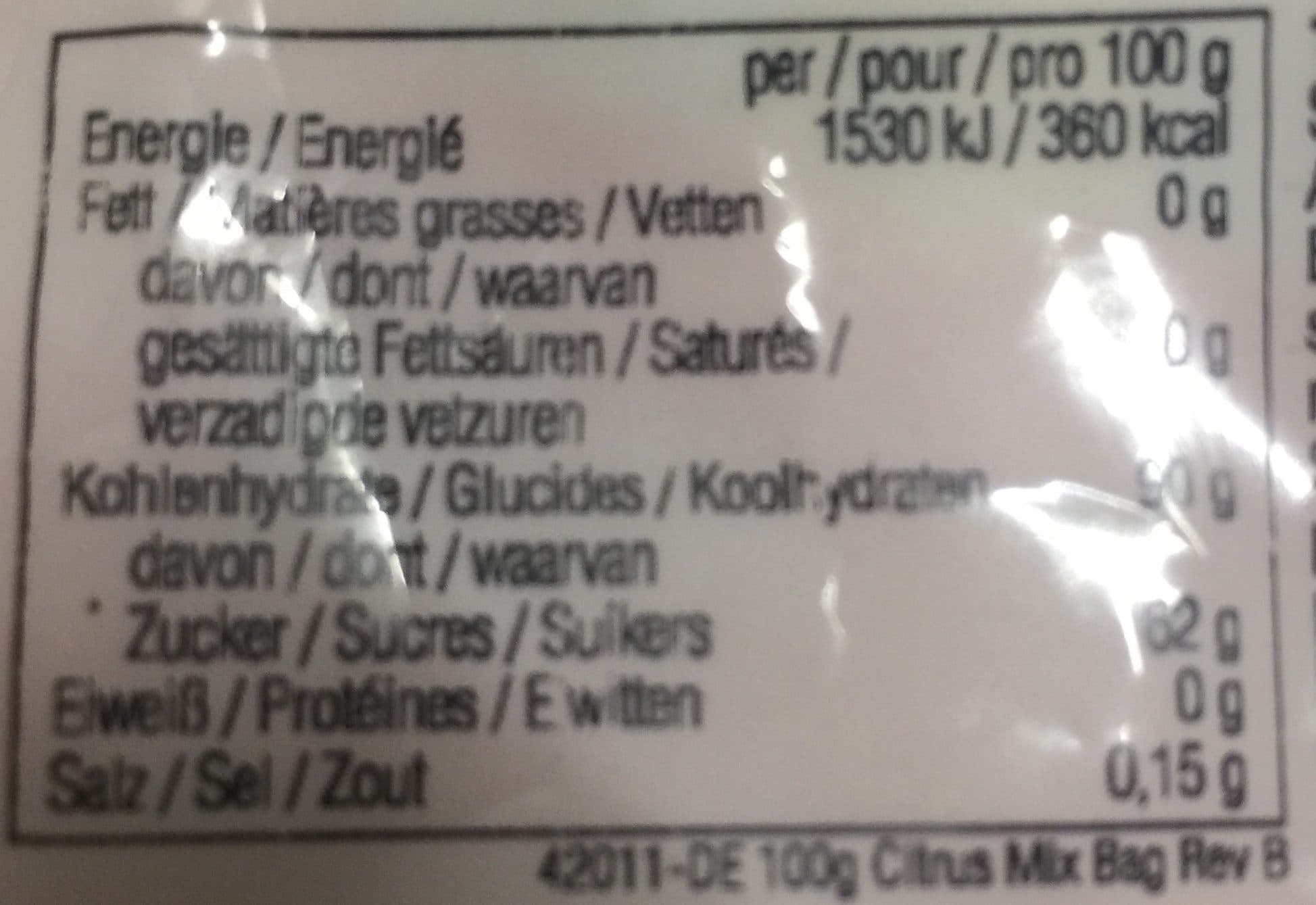 Jelly belly Jelly Belly Citrus Mix Pack [sachet] packshot