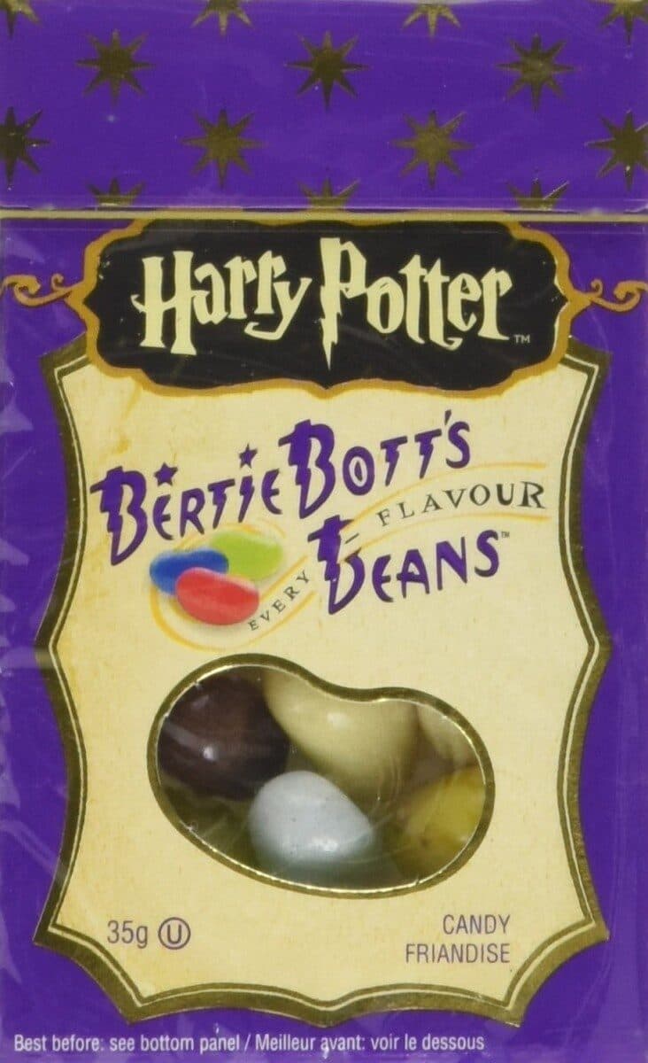 Jelly Belly Harry potter bertie botts every flavour jelly beans boxes packshot