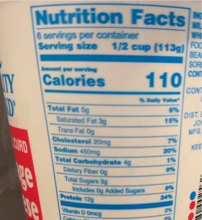 Galliker's Cottage Cheese Small Curd packshot