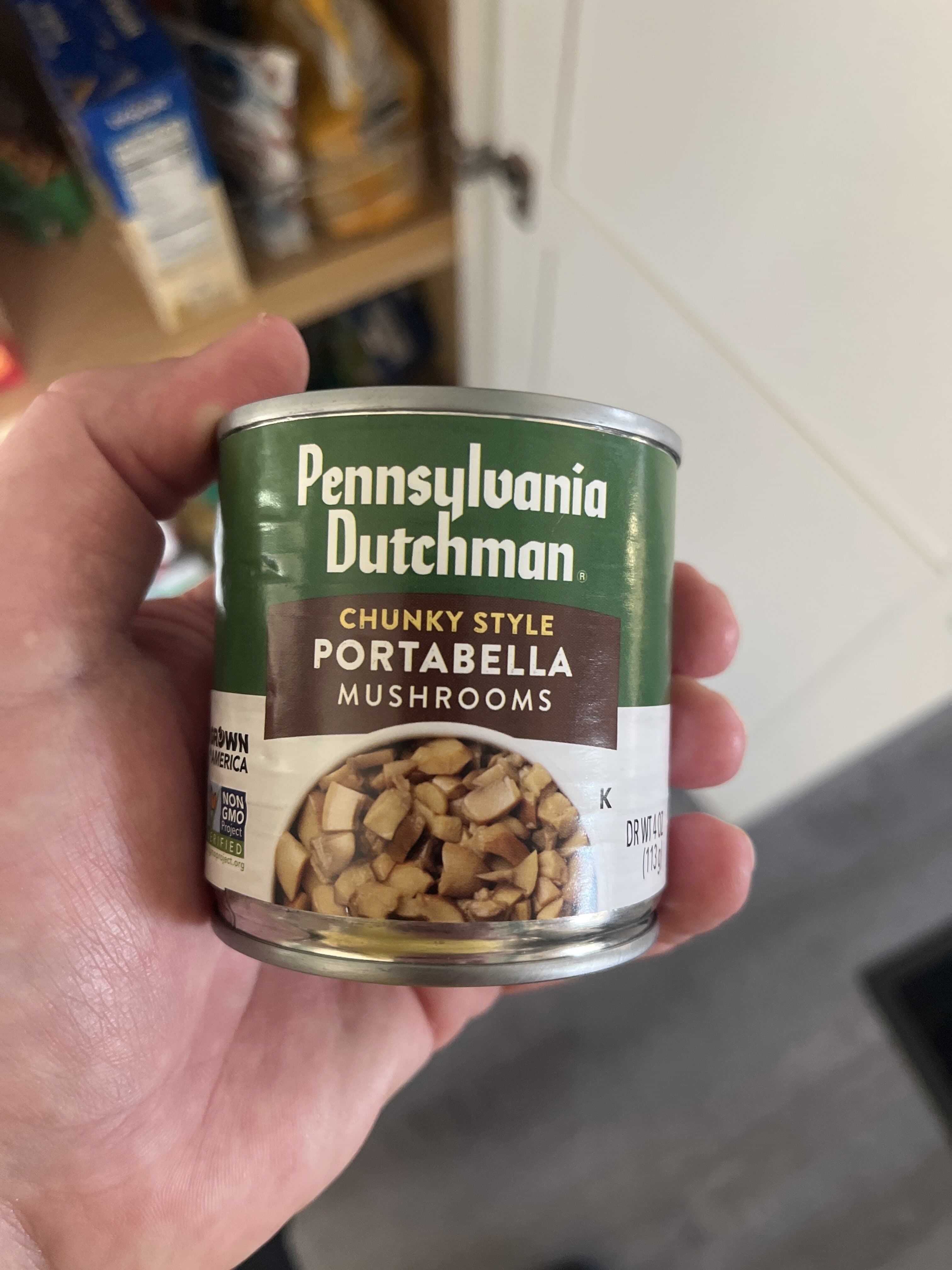 Pennsylvania Dutchman Chunky style portabella mushrooms, chunky style packshot