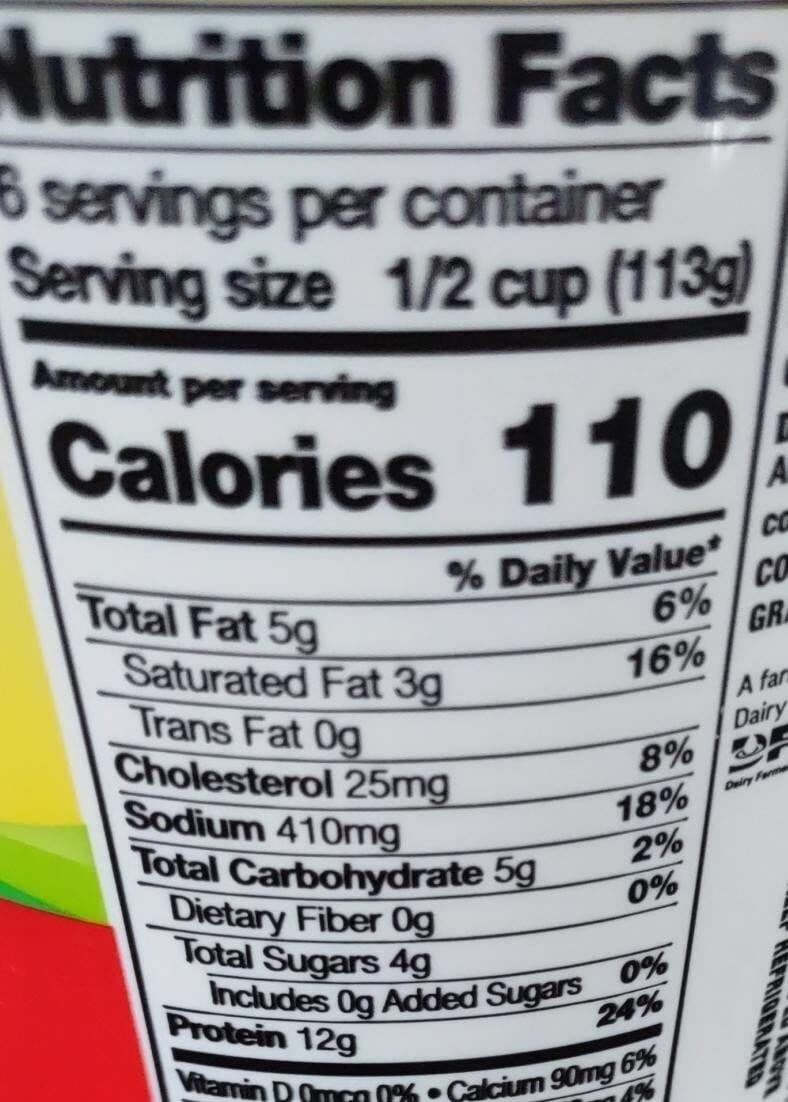 Country Fresh cottage cheese packshot
