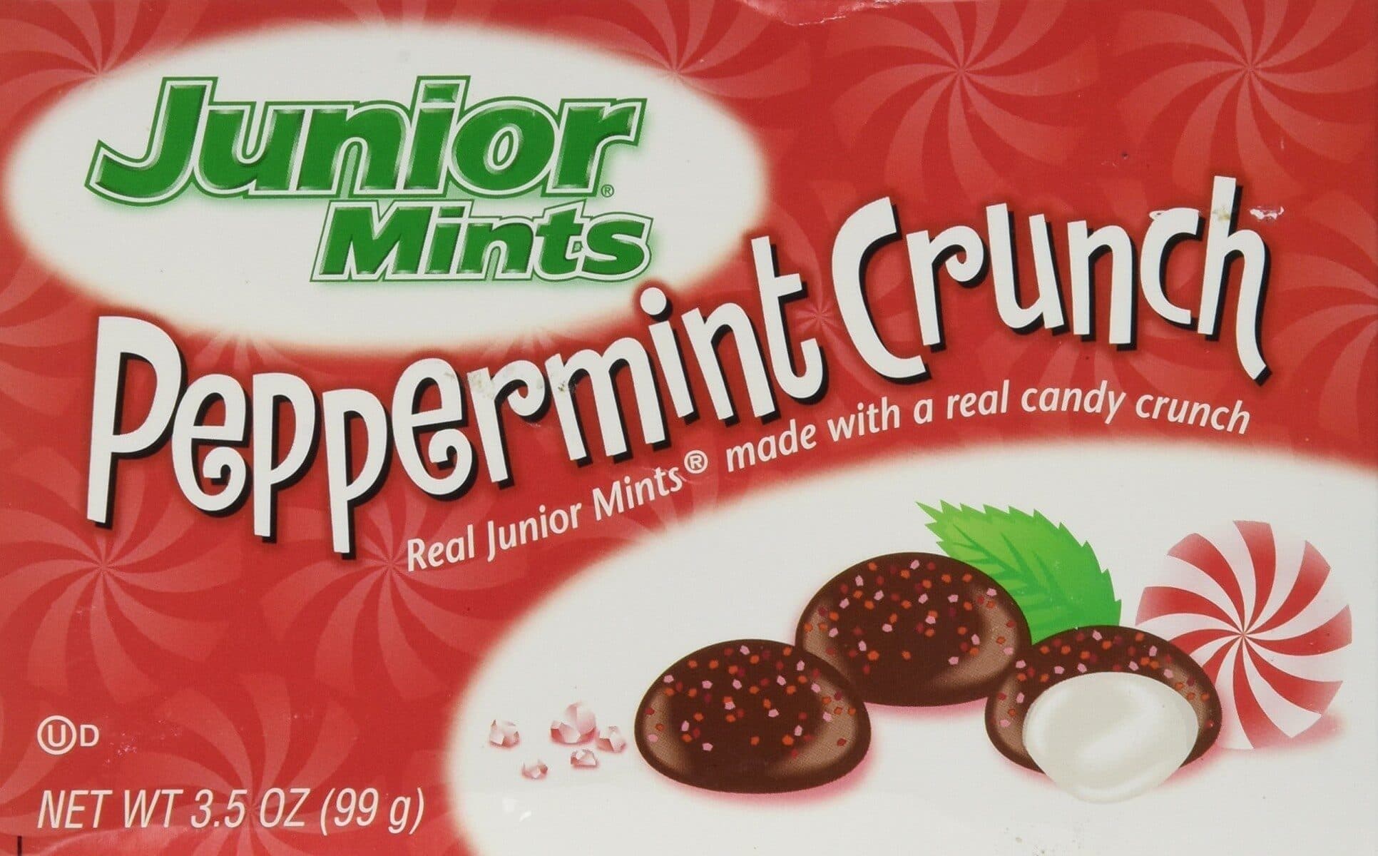 Junior Mints Peppermint crunch by mfrpartno packshot