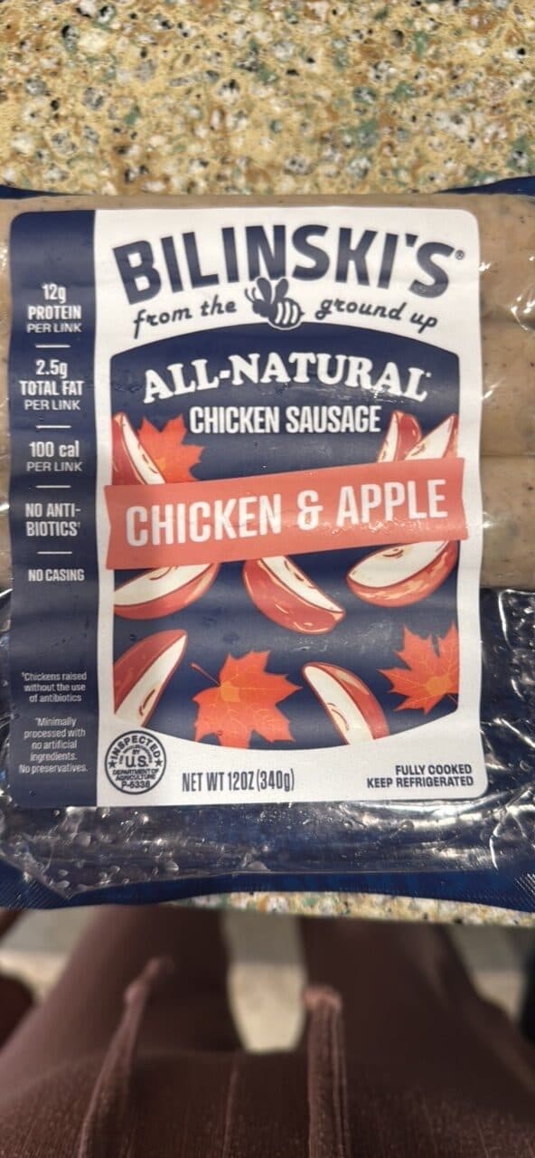 Bilinski's Chicken & Apple Chicken Sausage packshot