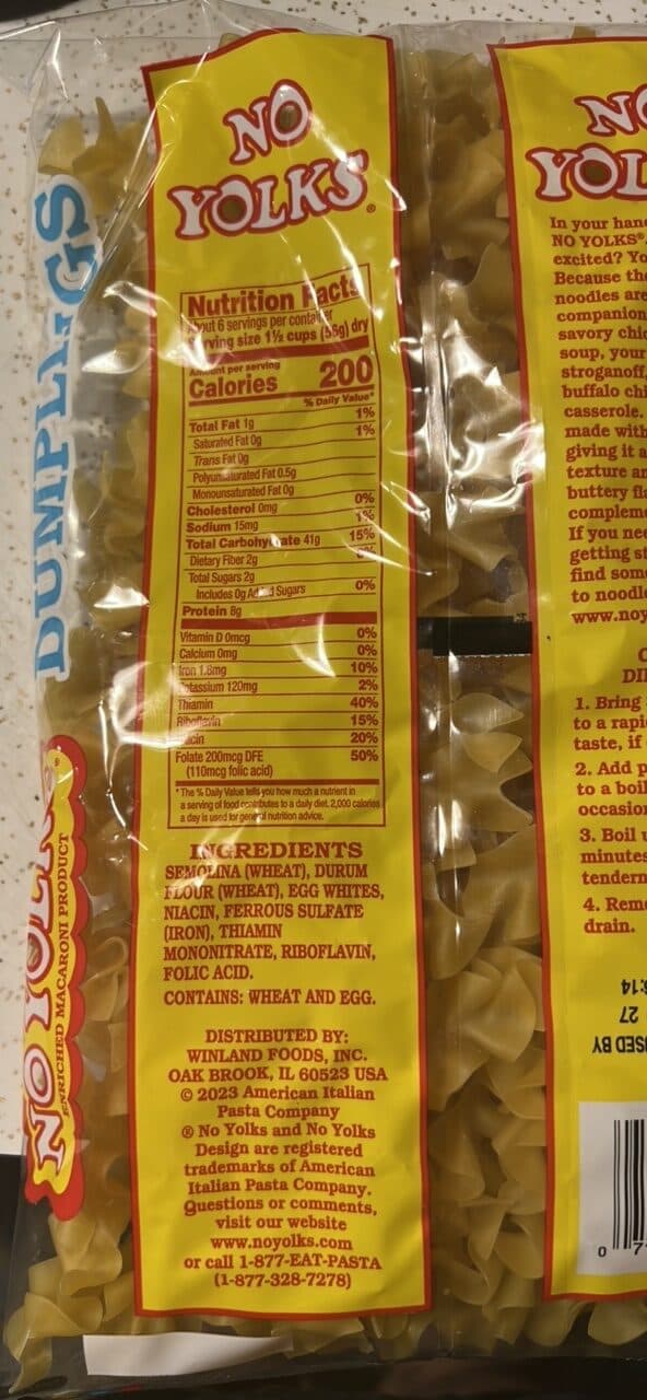 No Yolks Dumplings packshot