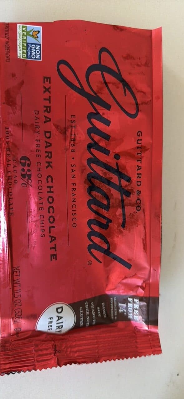 Guitars Extra dark chocolate chips packshot