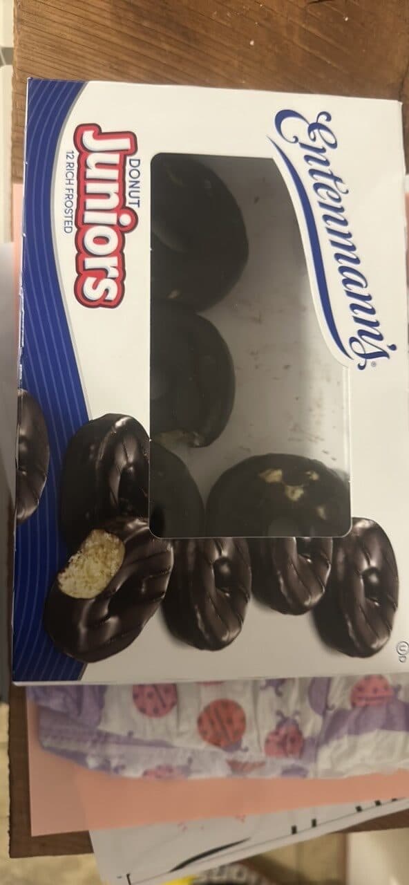 Entenmann's DONUT Juniors 12 RICH FROSTED packshot
