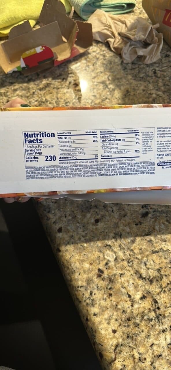 Entenmann's Classic Pumpkin Donuts packshot