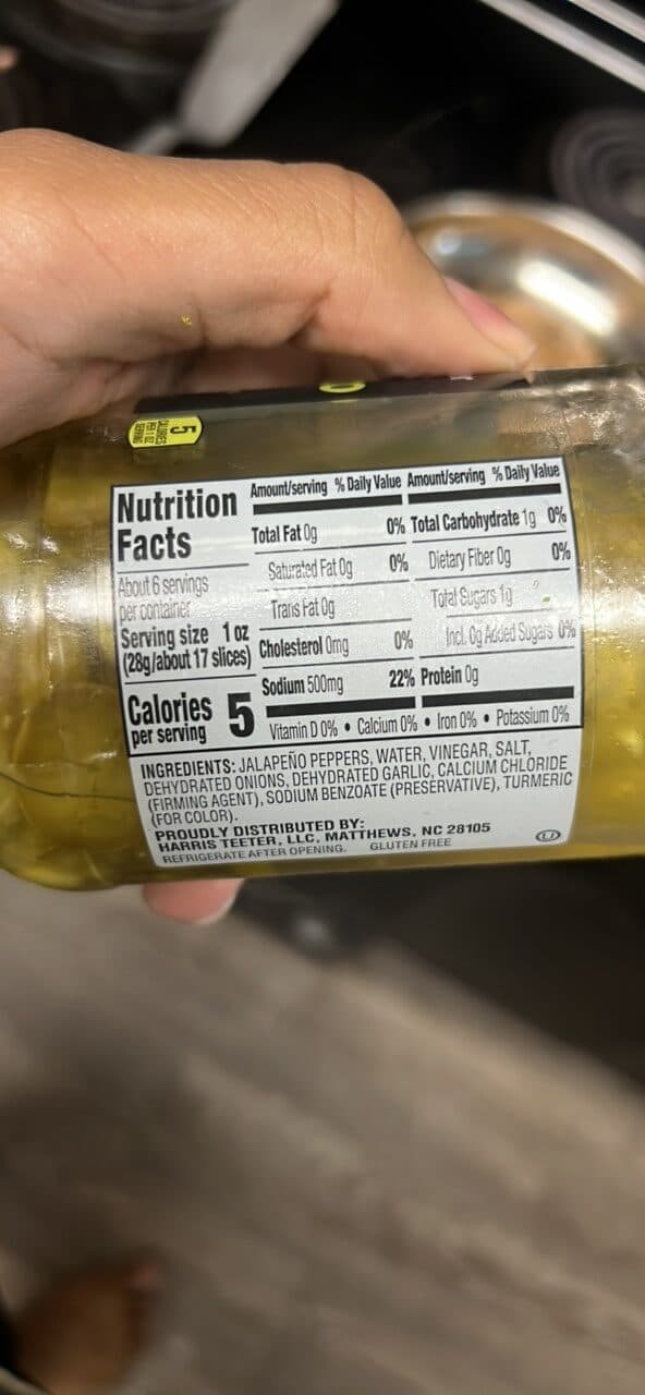 Harris Teeter Jalapeño Slices packshot