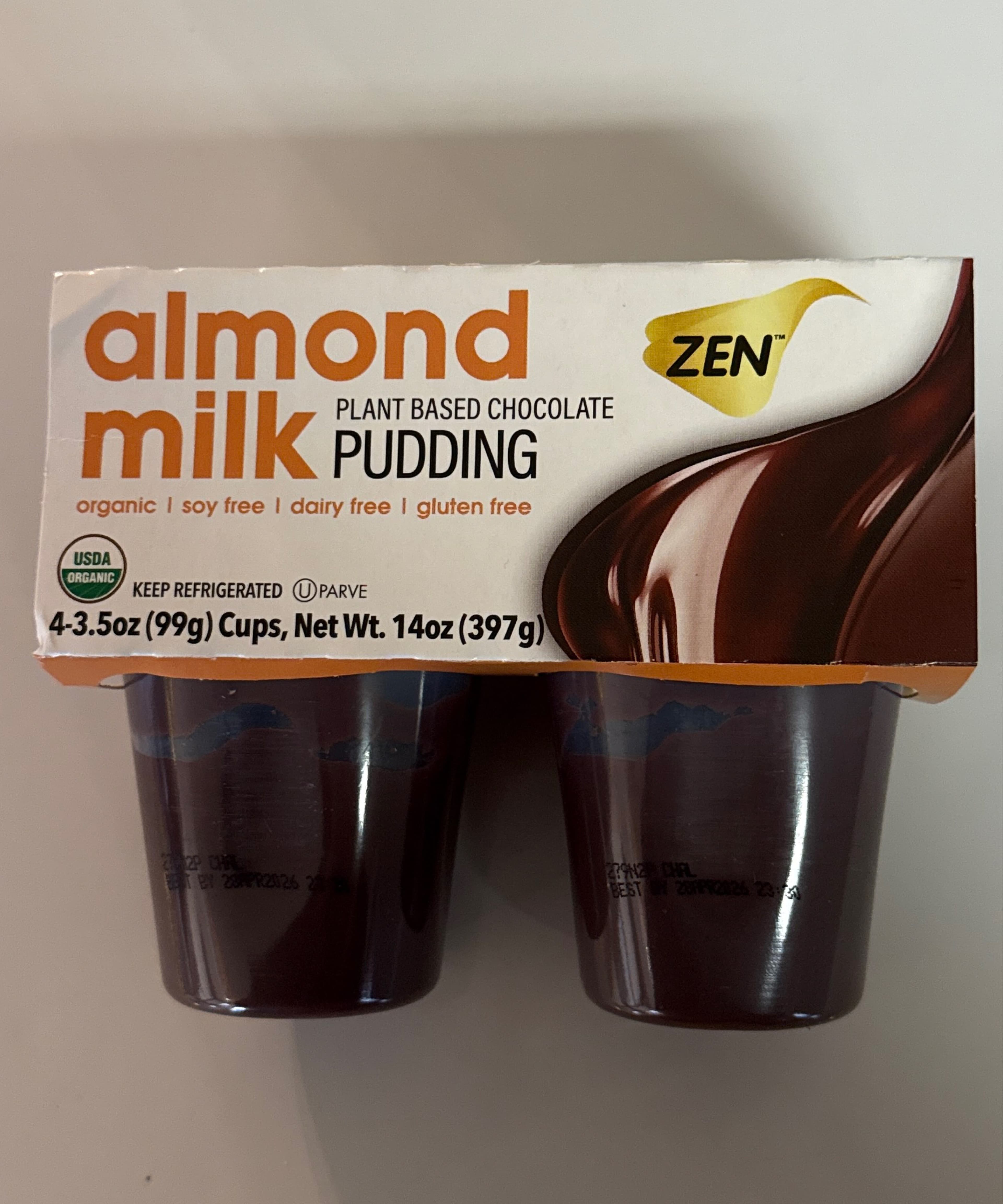 Zen Almondmilk Chocolate Pudding packshot