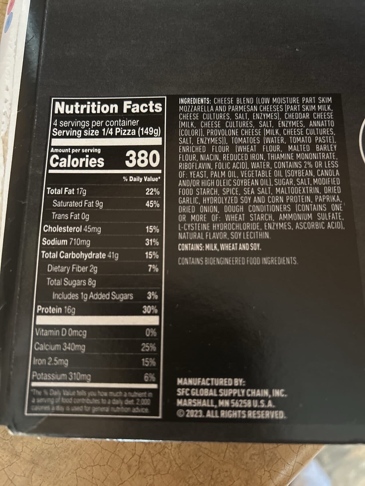 Red Baron Classic Crust Four Cheese Pizza packshot