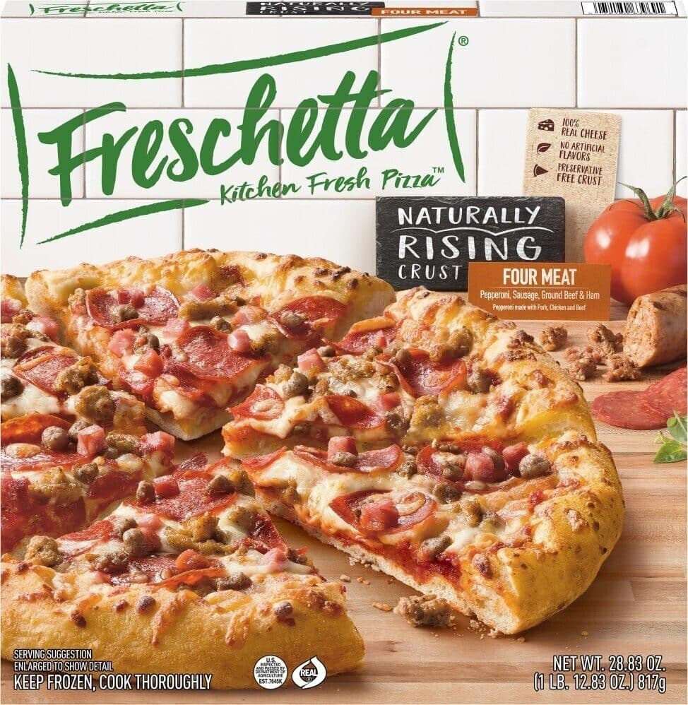 Freschetta Naturally rising crust meat pizza packshot