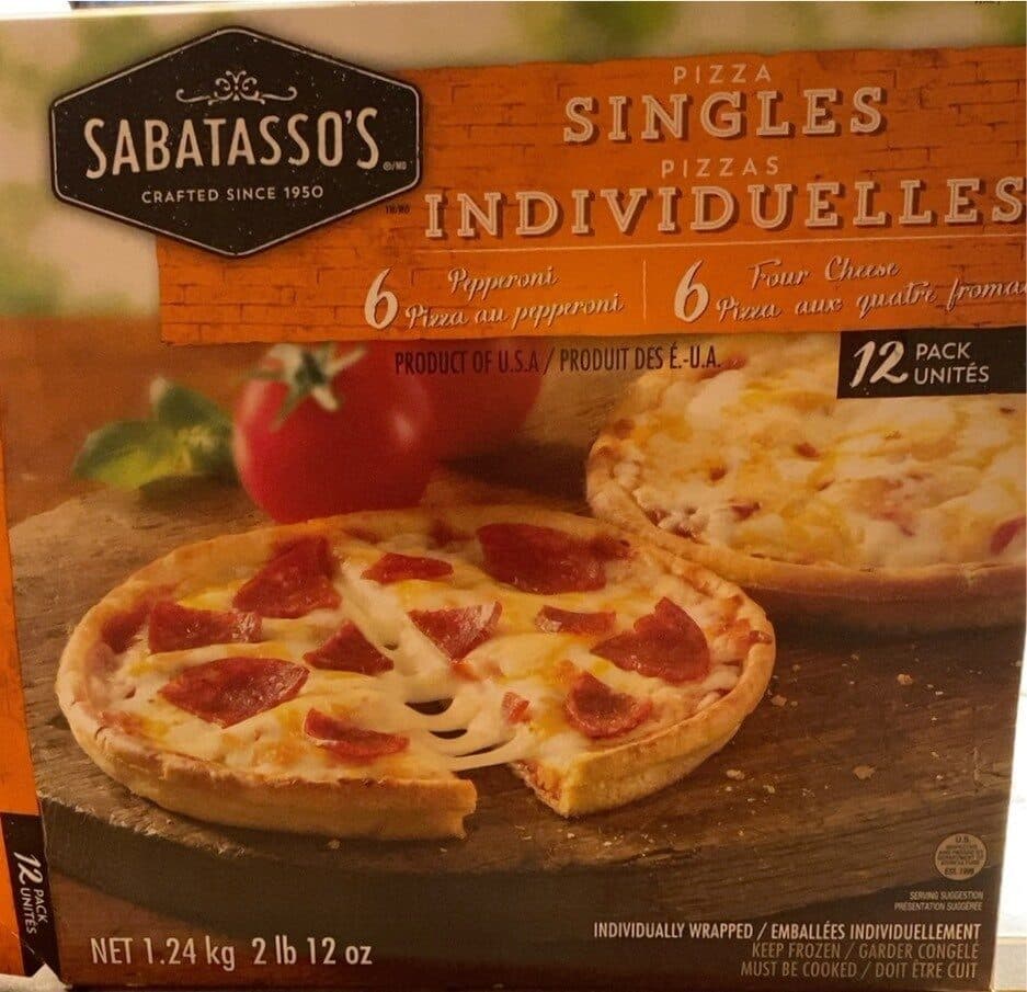 Sabatasso's Pizzas packshot