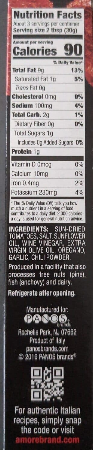 Amore Sun-Dried Tomato Paste packshot