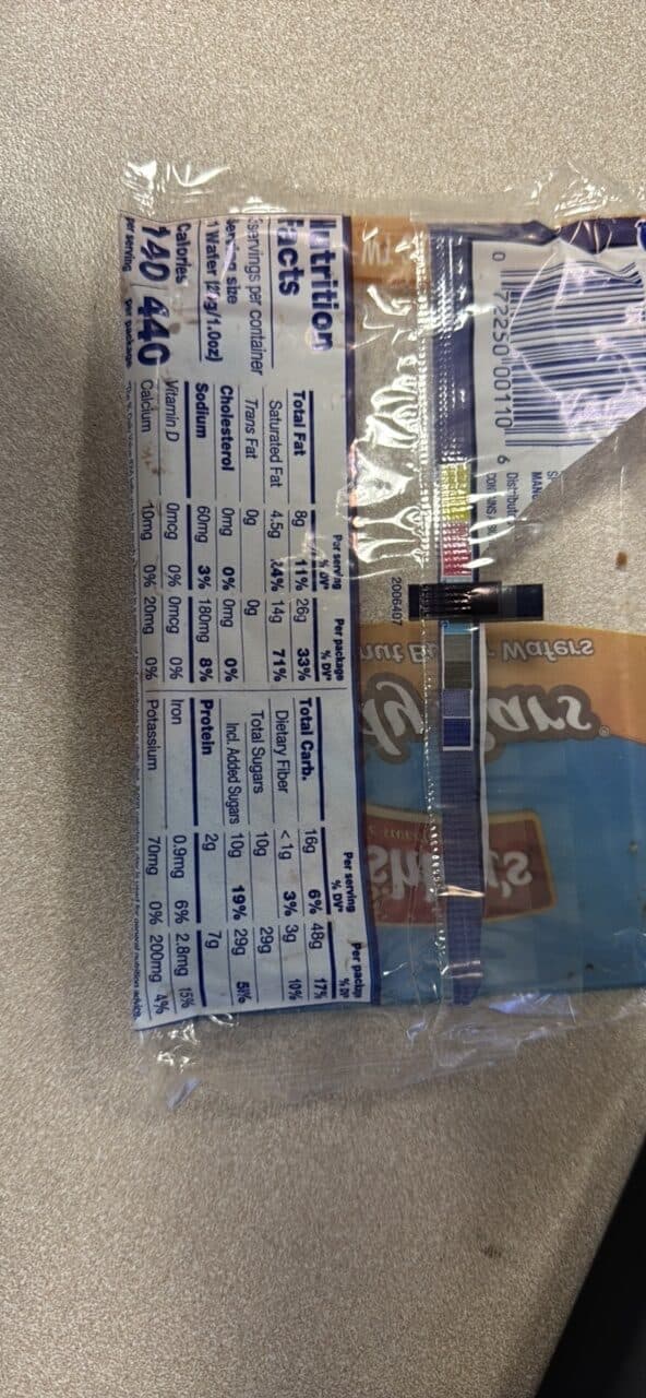Mrs Freshley's Buddy Bars Peanut Butter Wafers packshot