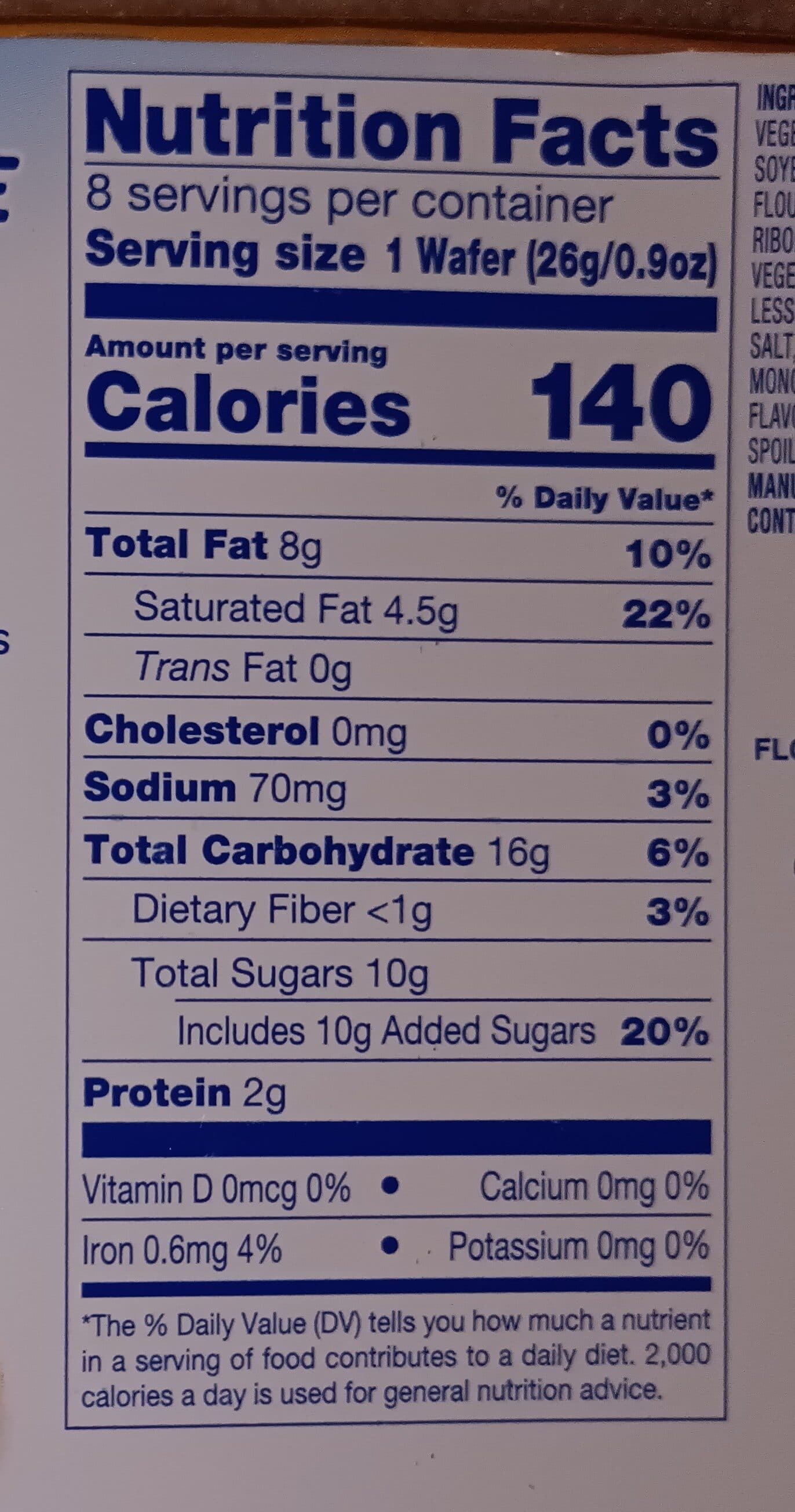 Mrs. Freshley's Buddy Creme Filled Wafers Bars packshot