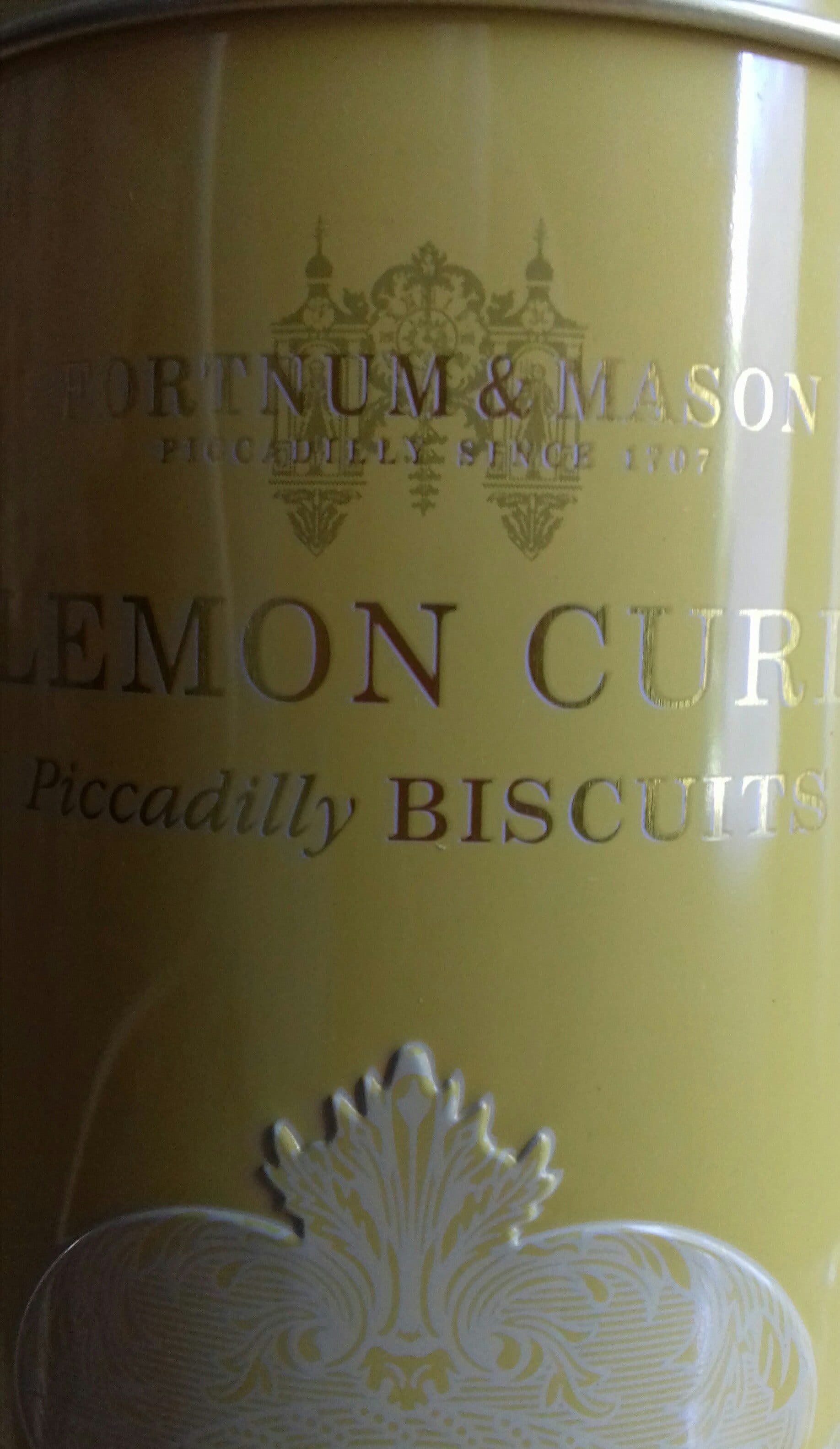 Fortnum & Mason Lemon Curd Picadilly BISCUITS packshot