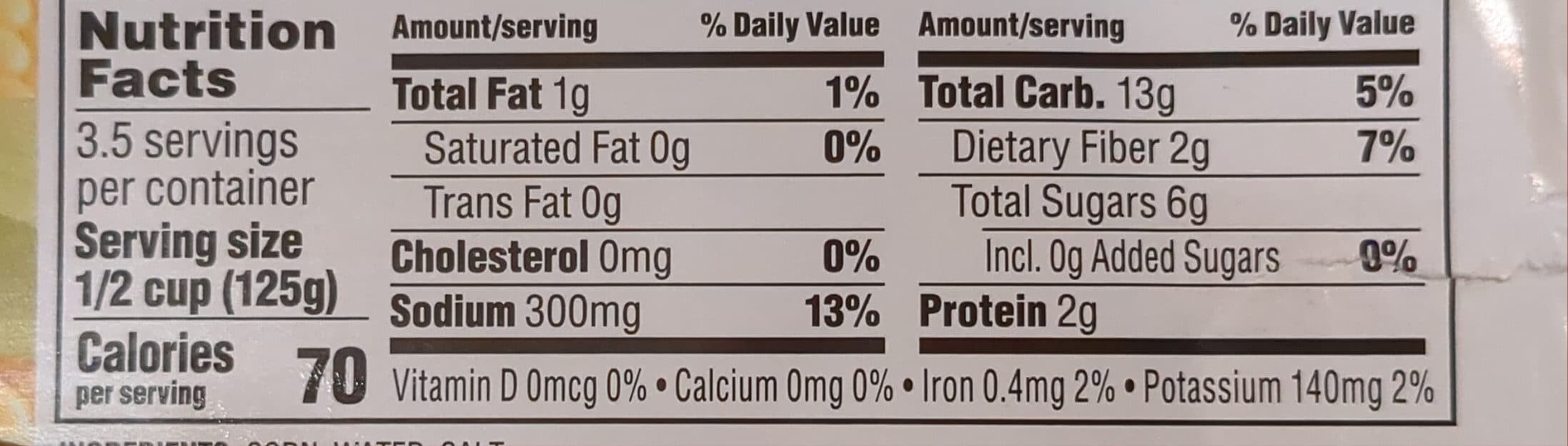 Butter Kernel Whole Kernel Corn packshot
