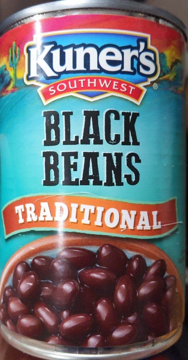 Kuner's Black beans packshot