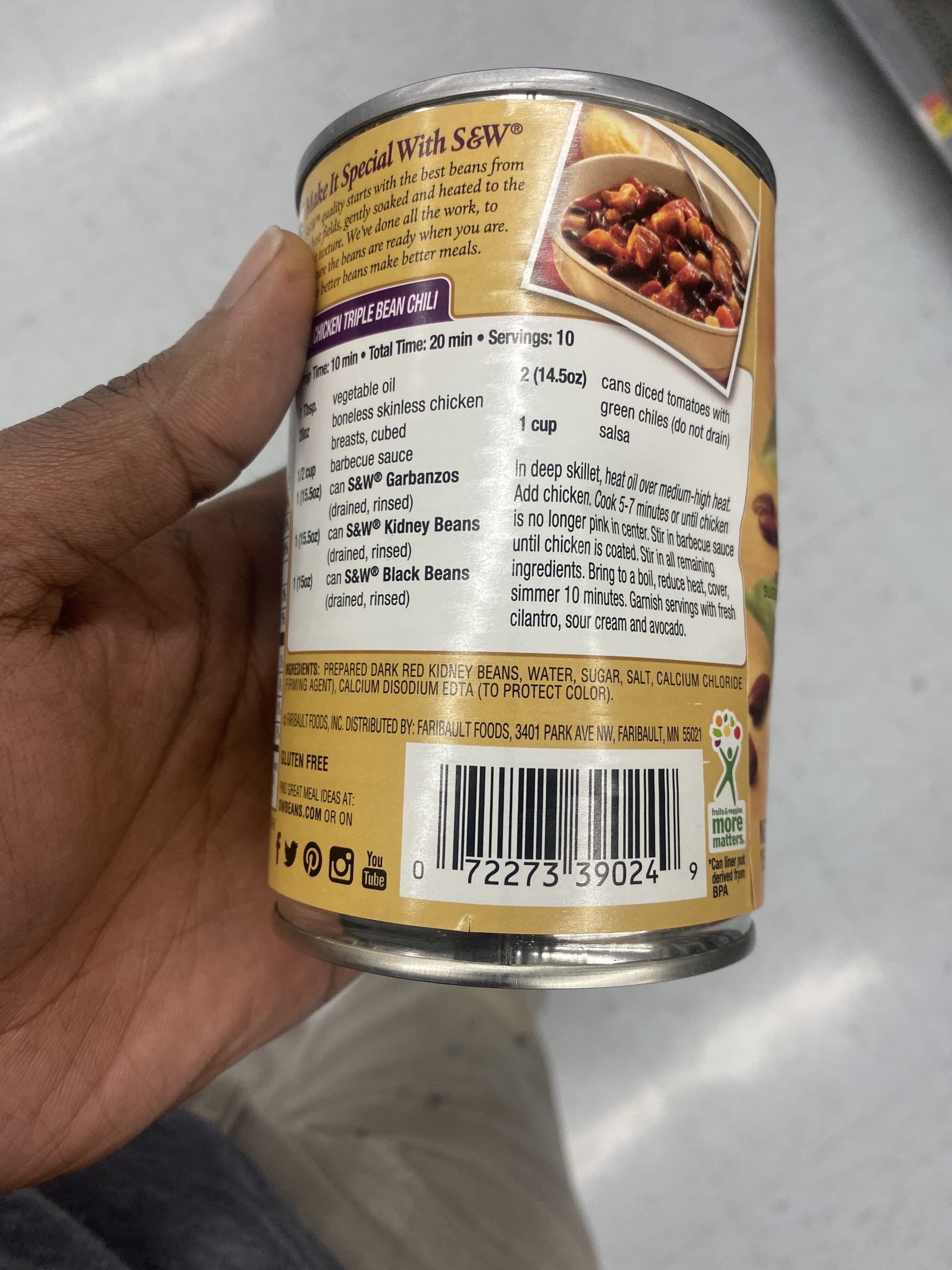 Faribault Foods Inc. Kidney Beans packshot