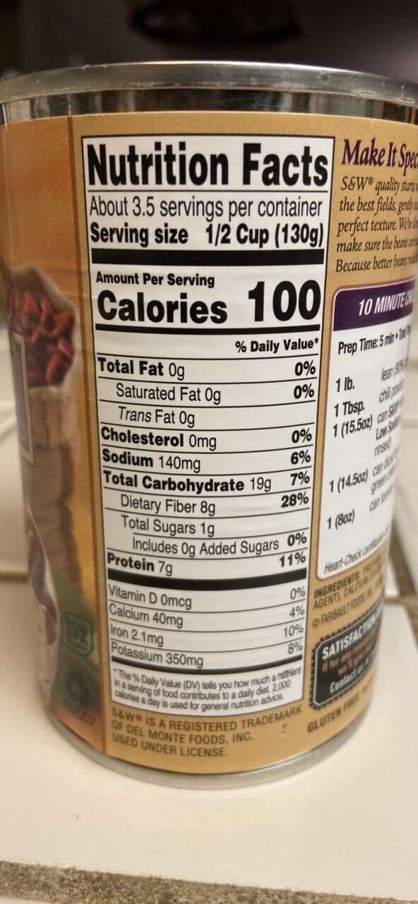 S&W Kidney Beans packshot