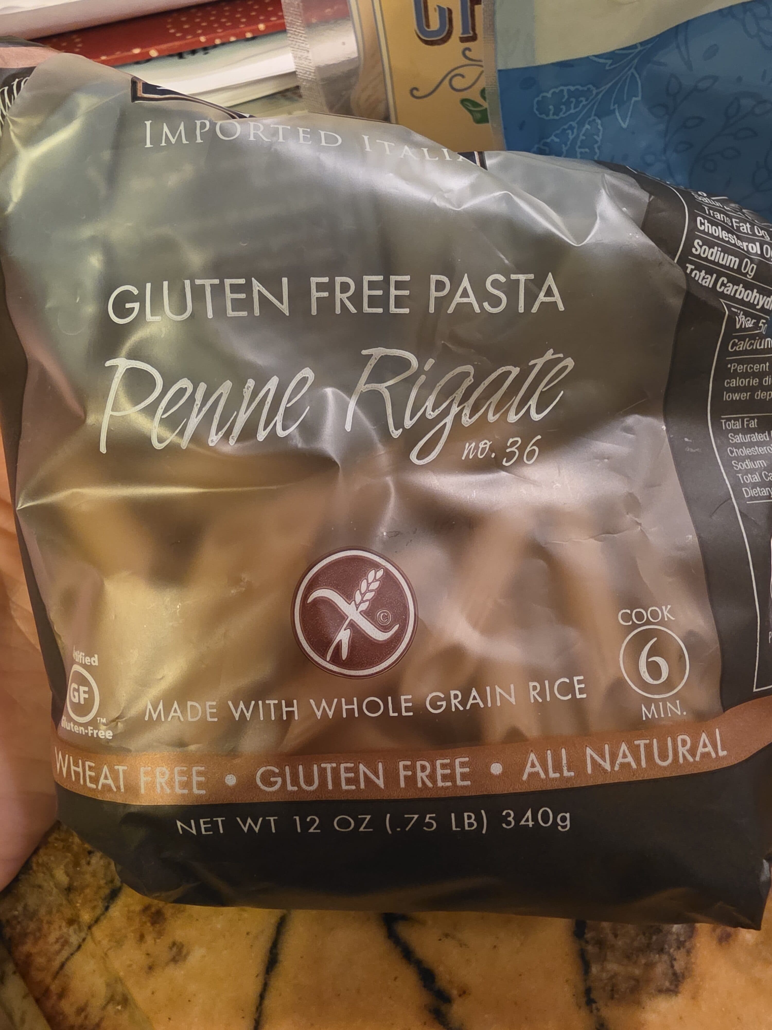Delallo Gluten Free Penne Rigate packshot