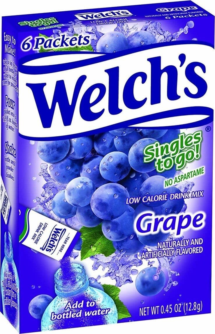 Welch's Grape Low Calorie Drink Mix packshot