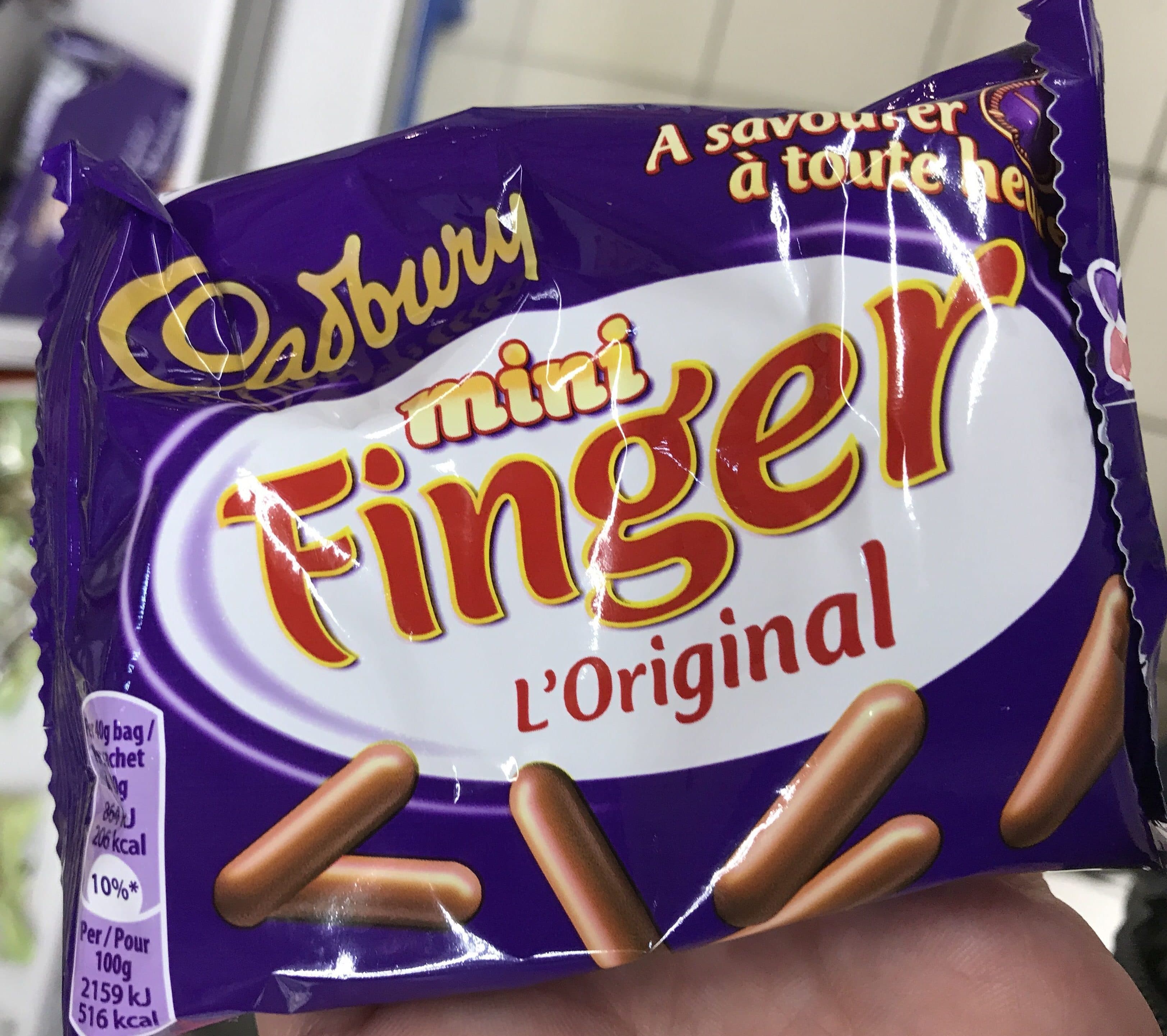 Cadbury Mini Finger l'Original packshot