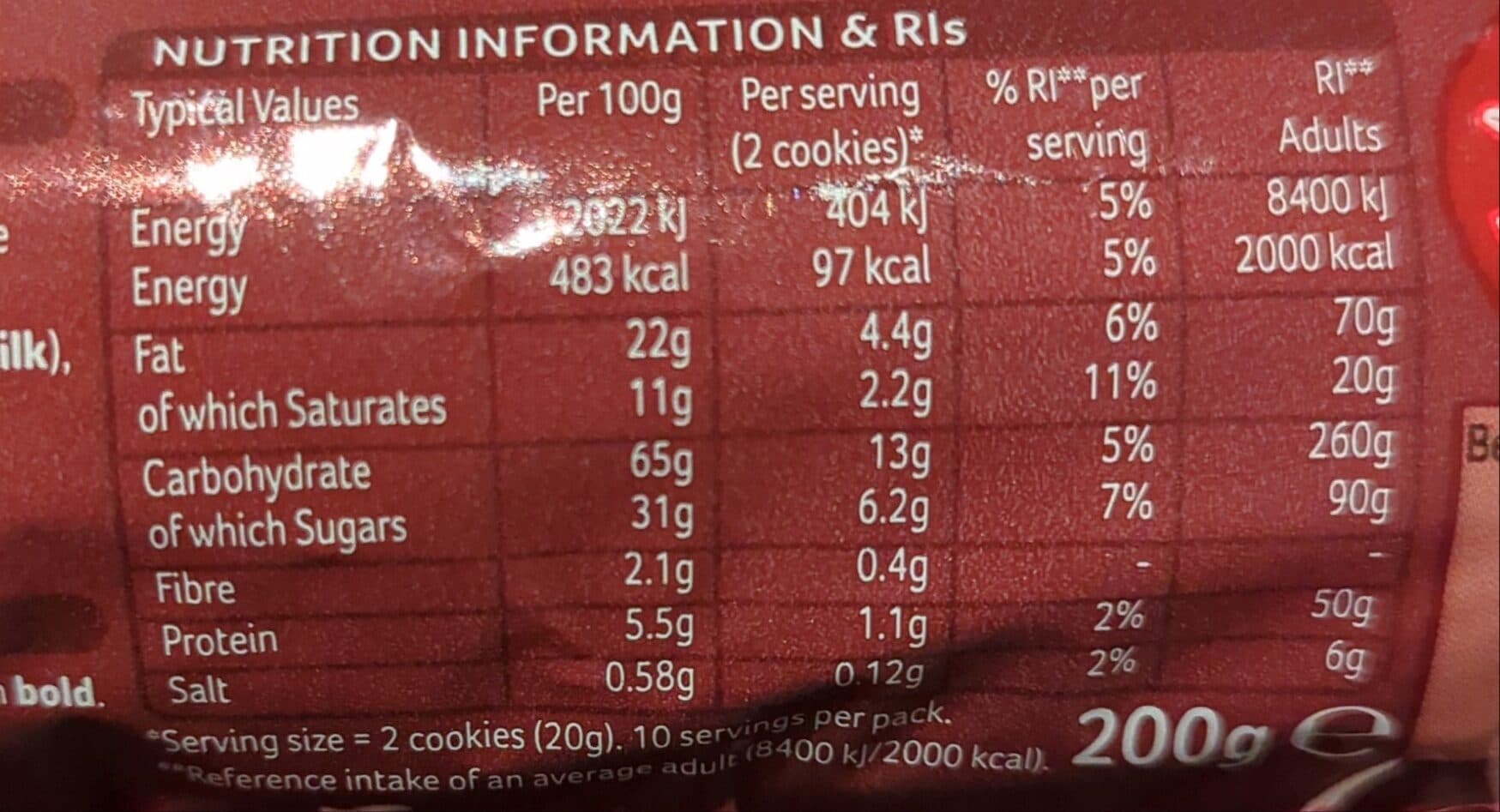 Maryland Chocolate Chip Cookies packshot