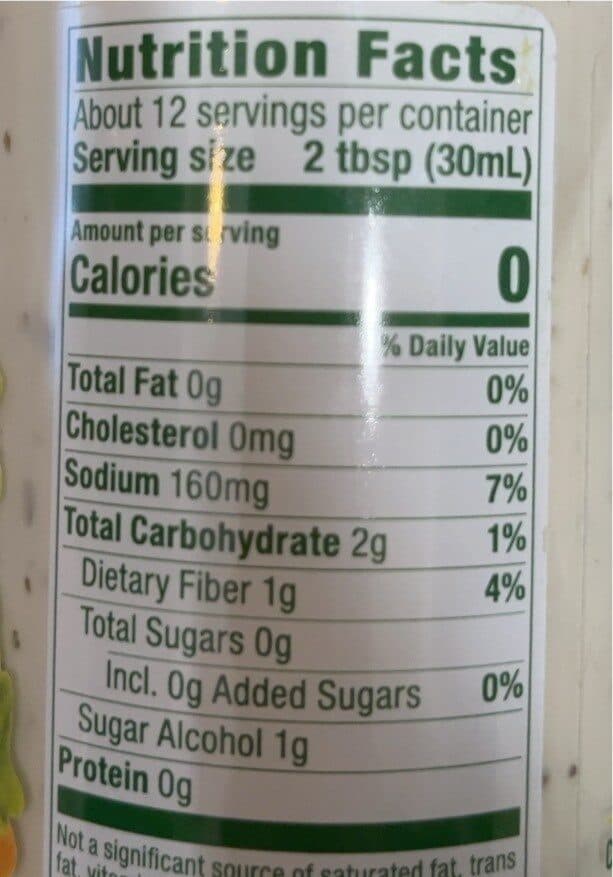 Walden Farms RANCH DRESSING packshot