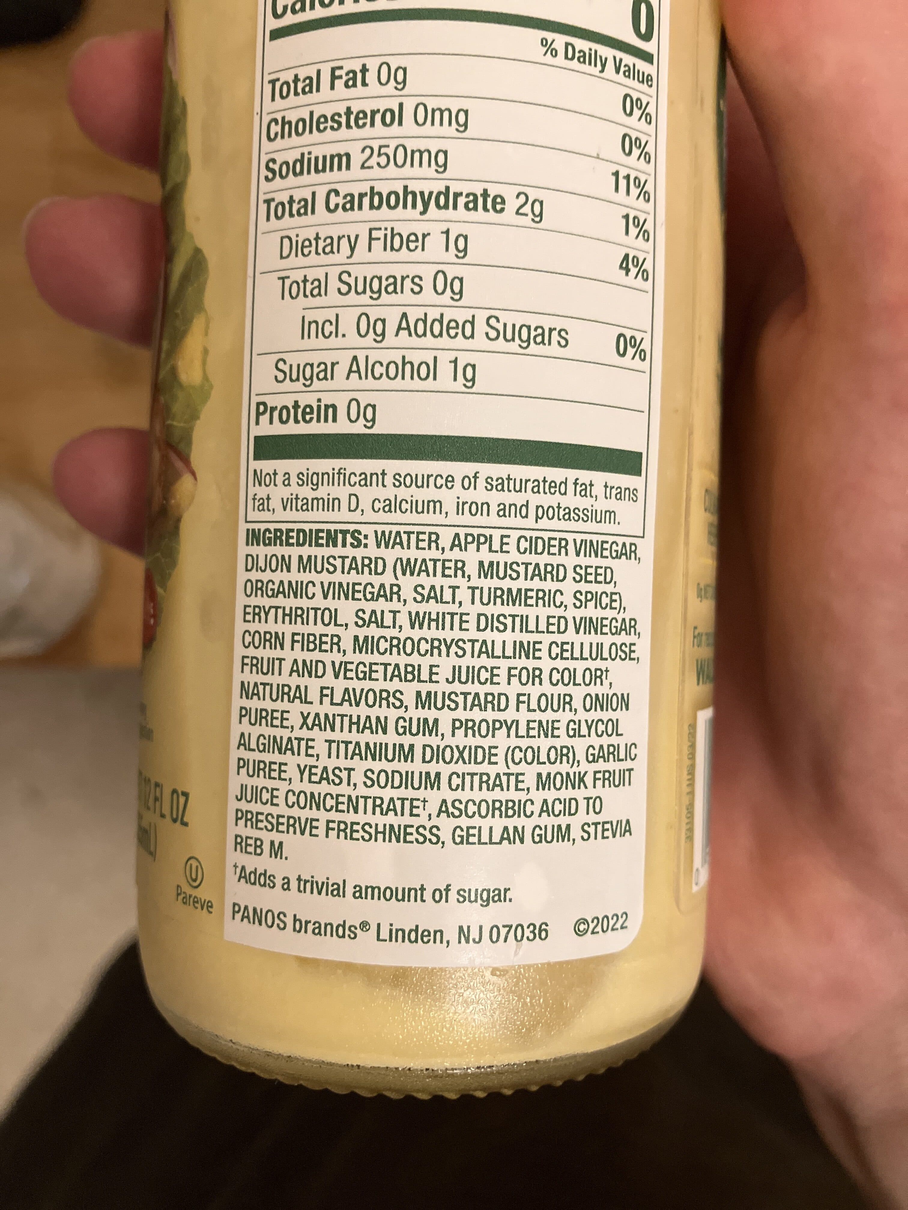 Walden Farms Honey dijon dressing packshot
