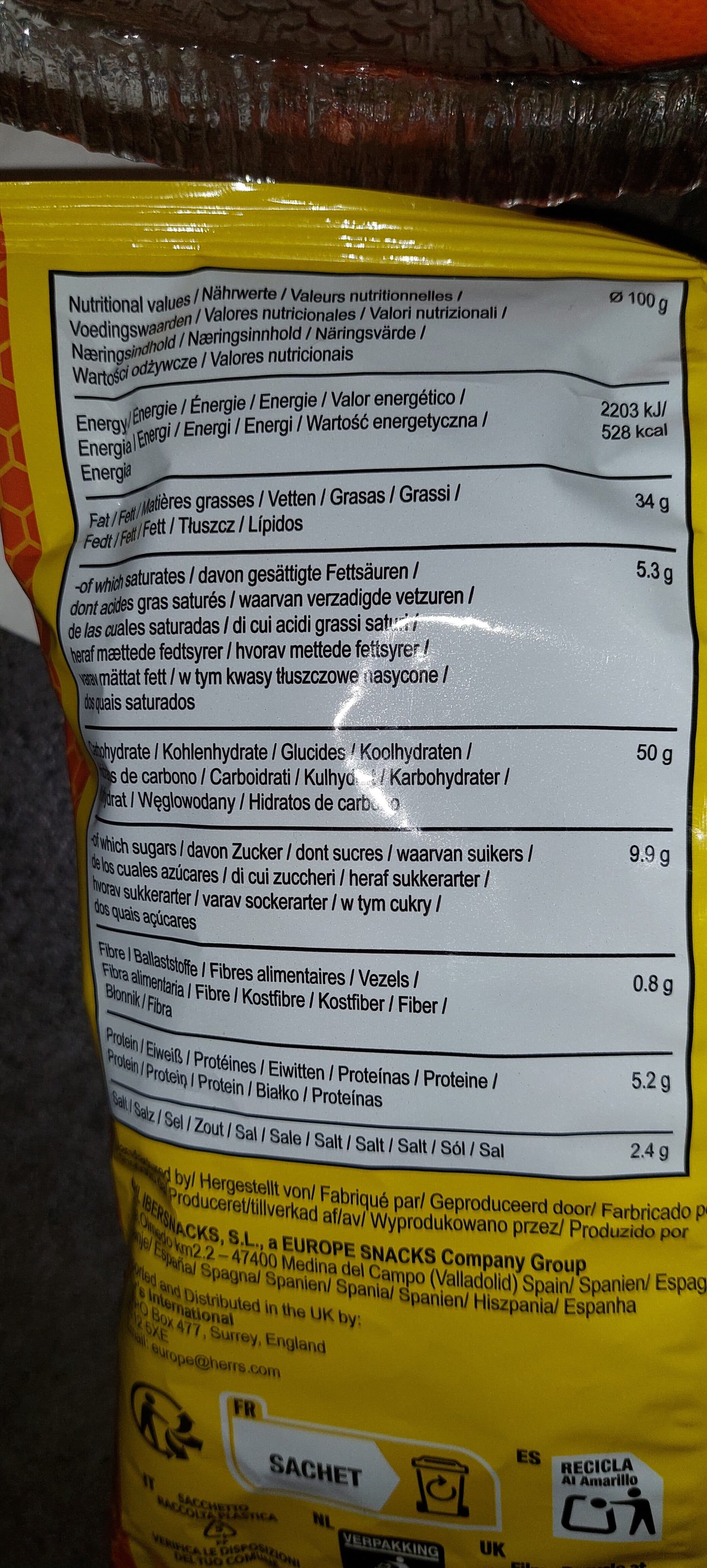 Herr’s Honey Cheese packshot