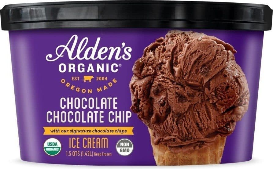 Oregon Ice Cream Chocolate chocolate chip ice cream packshot
