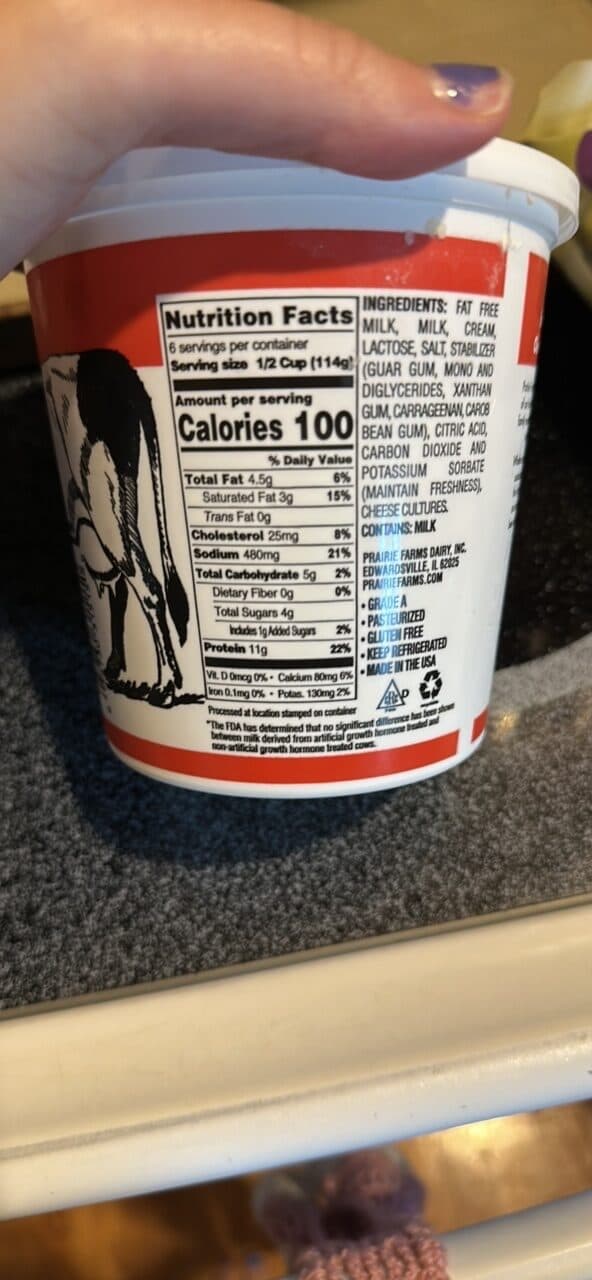 Prairie Farms Cottage Cheese Small Curd packshot