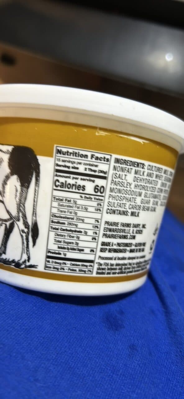 Prairie Farms FRENCH ONION Dip packshot