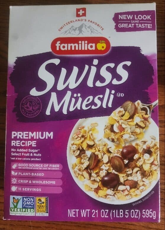 Bio-Familia Ag Swiss Müesli Premium Recipe packshot