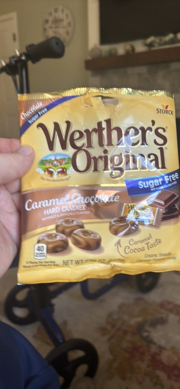 Werther's Original Caramel Chocolate Hard Candies packshot