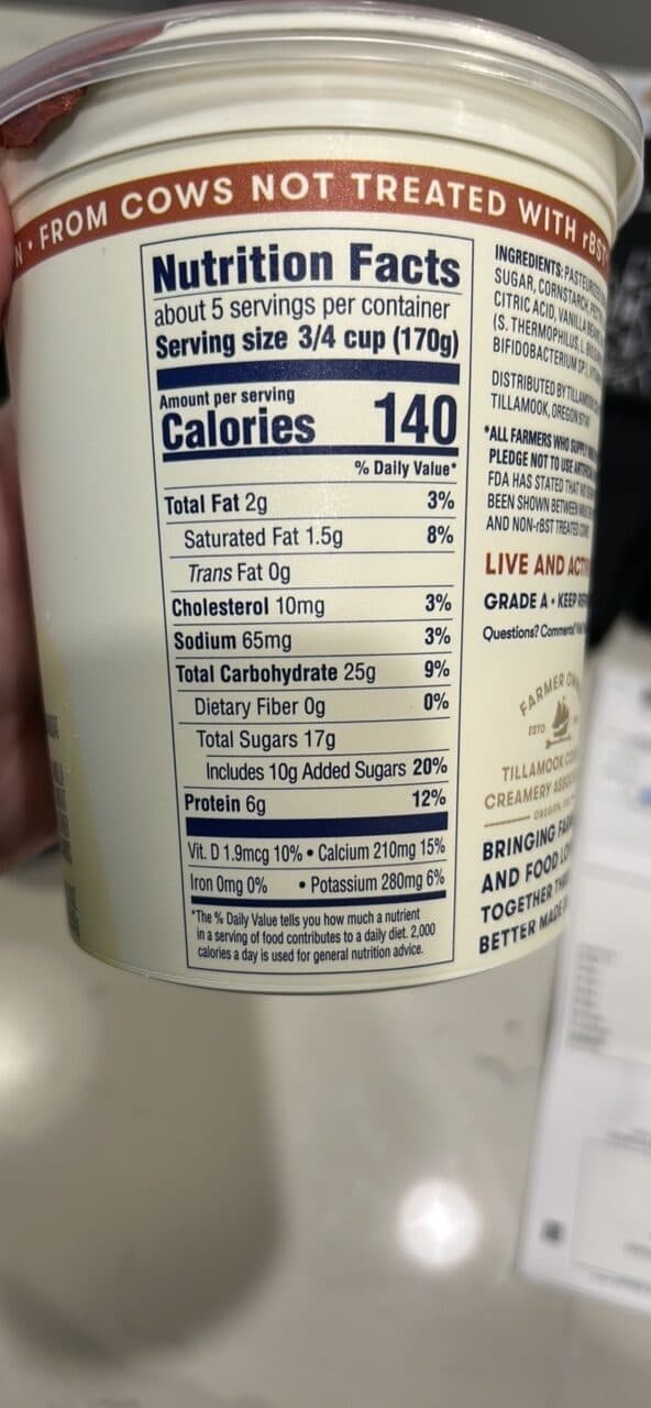 Tillamook GOOD & CREAMY VANILLA BEAN packshot