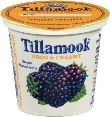 Tillamook Low Fat Yogurt packshot