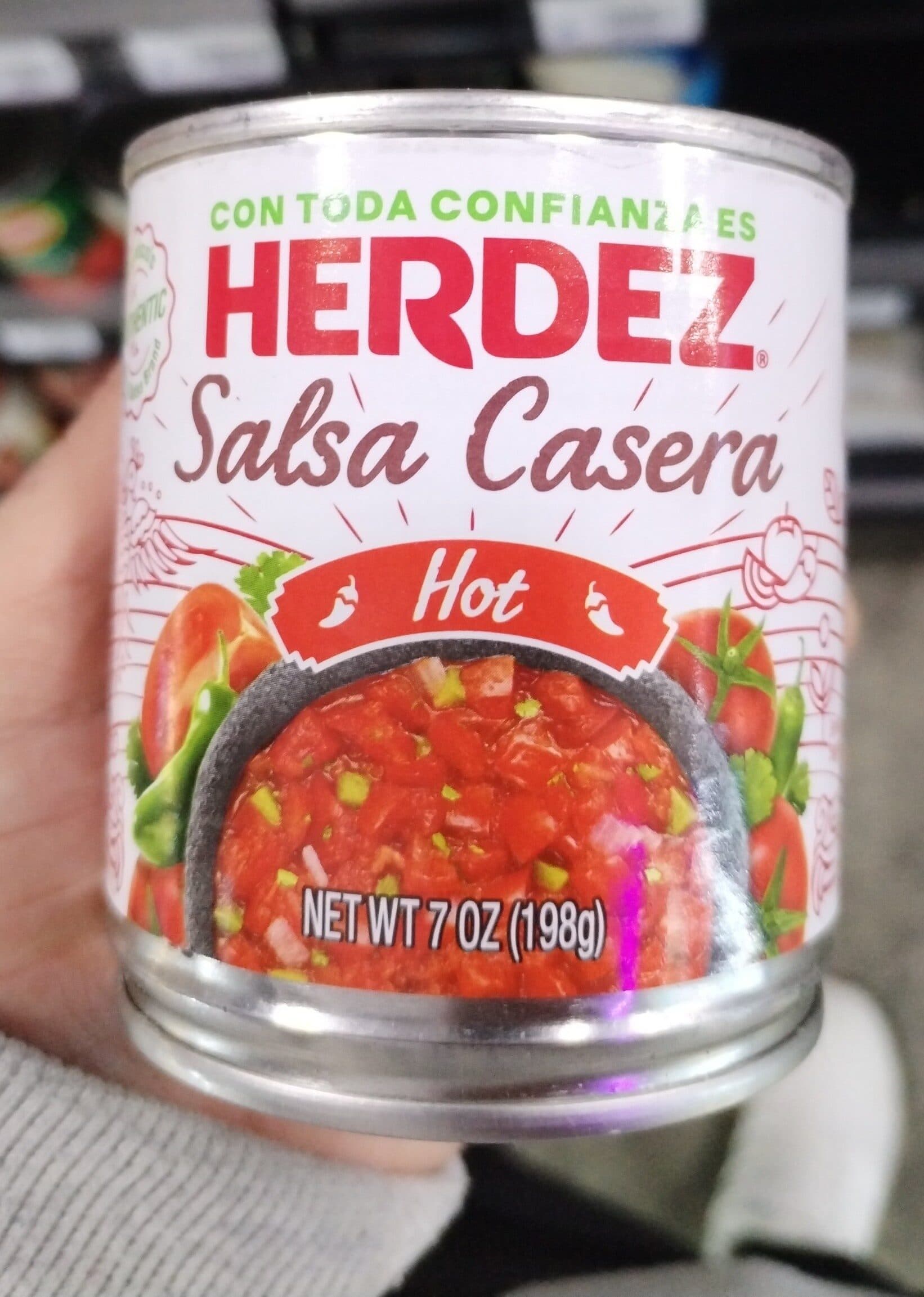 Herdez Herdez, salsa casera, hot packshot