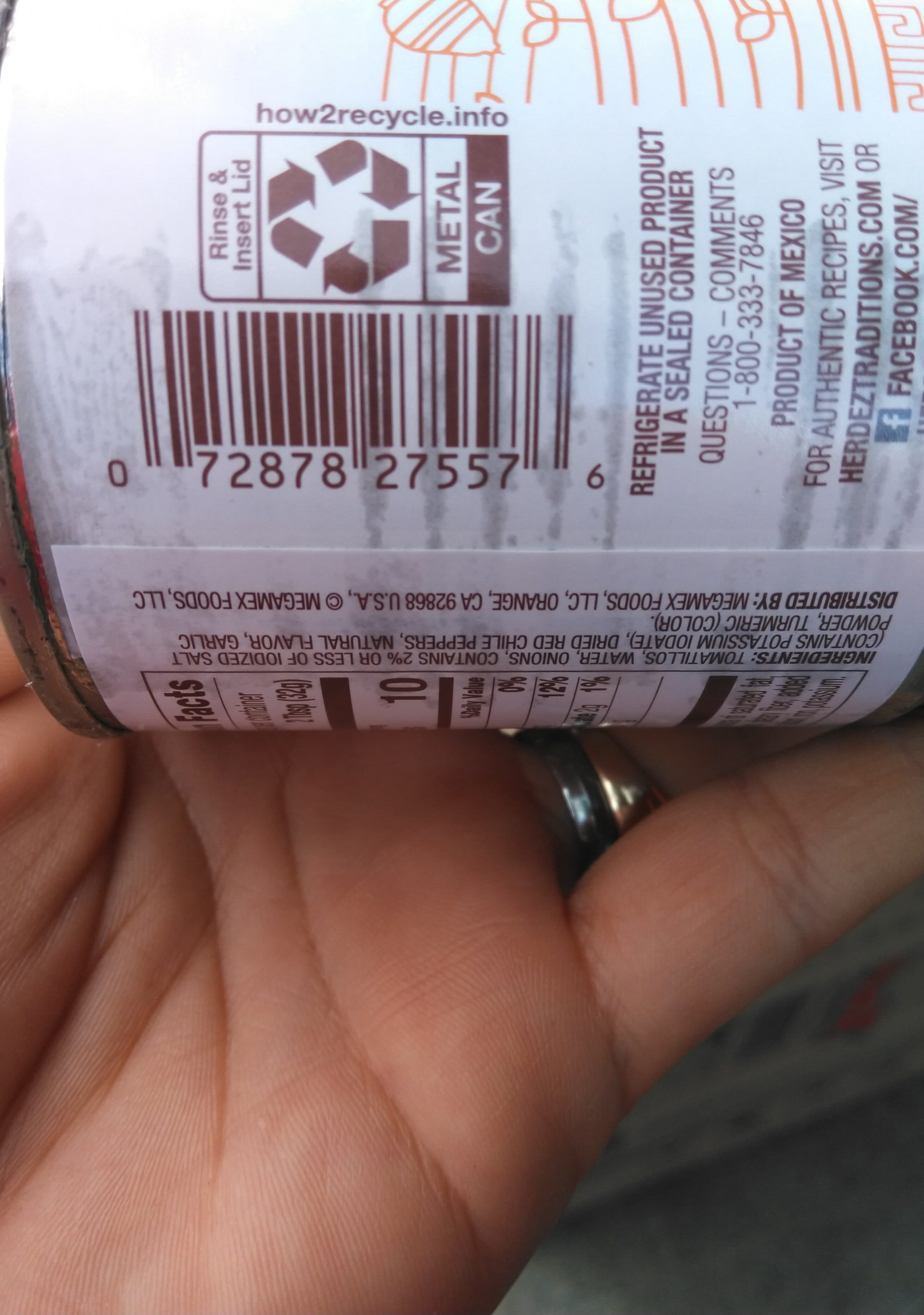 Herdez Herdez, salsa packshot