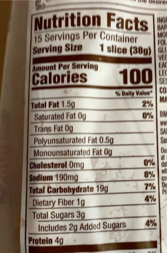 Sara Lee Artesano Golden Wheat packshot